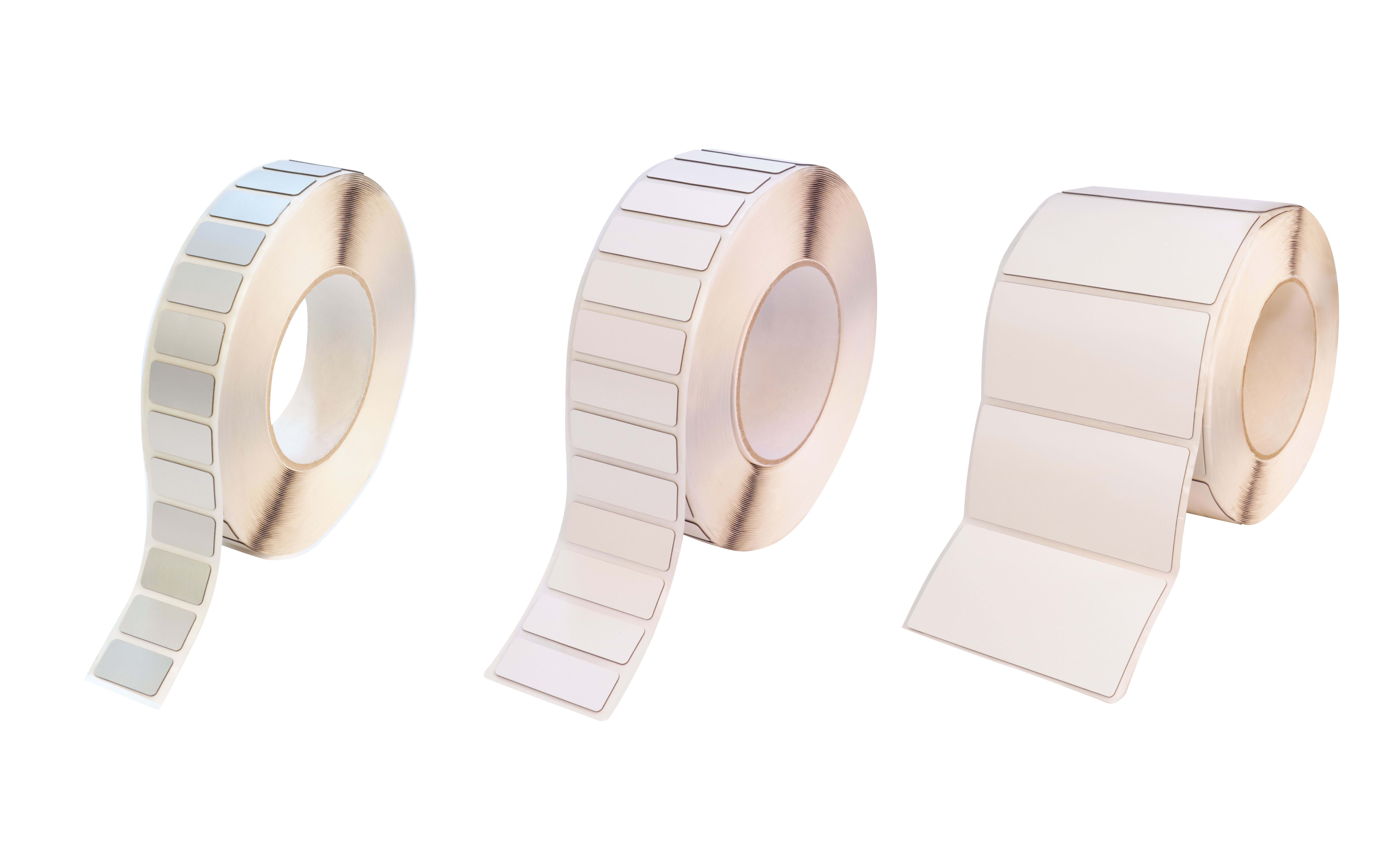 SES Sterling - Rouleau d'étiquettes mousse Étiq mousse TA 27-27 Blanc