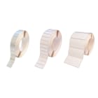 SES Sterling - Rouleau d'étiquettes mousse Étiq mousse TA 27-27 Blanc