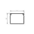 SES Sterling - Goulotte GF-DIN-A7/5 100X50