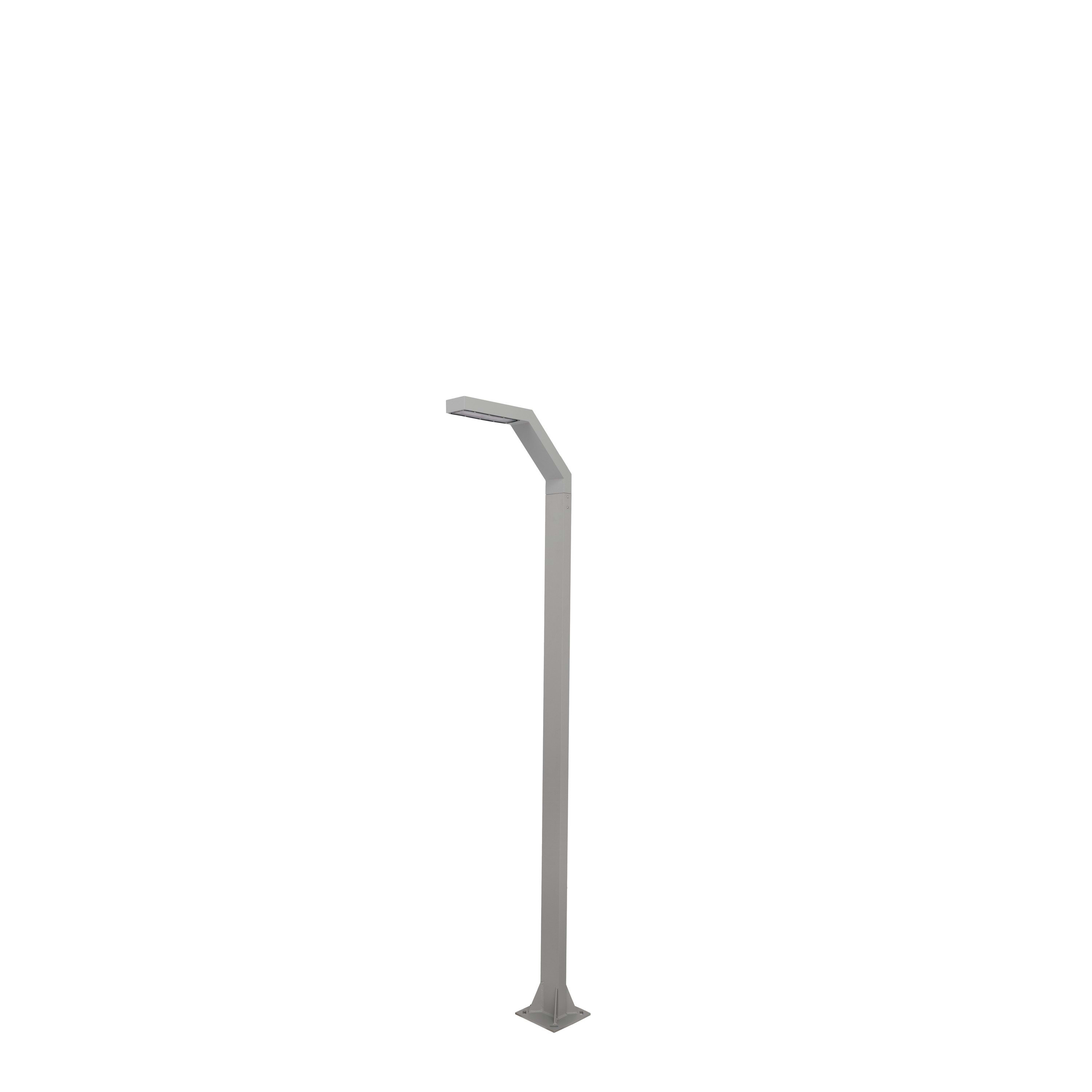 Norlys - TRYSIL MAT gris alu 12,5W LED dim flux 1260lm 3000K IP65 cl1 clair H2627mm IK10
