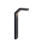 Norlys - TRYSIL 85cm graphite 8W LED dim flux 707lm 3000K IP65 cl1 clair H850mm IK08