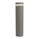 Norlys - STAVANGER gris aluminium 12,2W LED dim. flux 428lm 3000K IP65 cl I IK10 H950mm