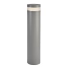 Norlys - STAVANGER gris aluminium 46W halogène max./E27 IP65 cl I verrerie givrée H950mm