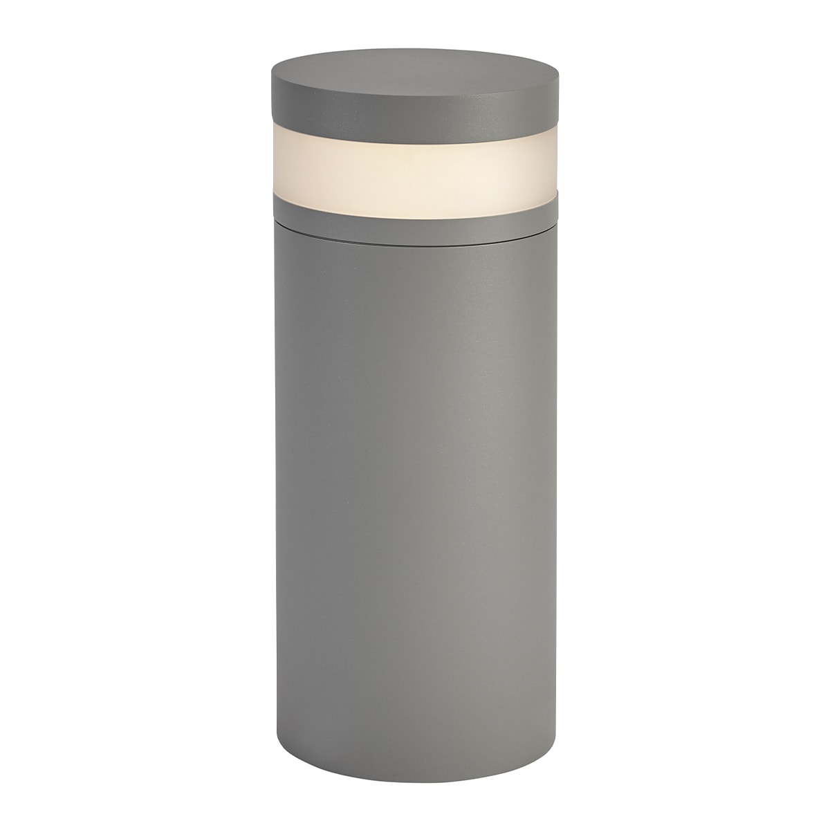 Norlys - STAVANGER gris aluminium 46W halogène max./E27 IP65 cl I verrerie givrée H500mm