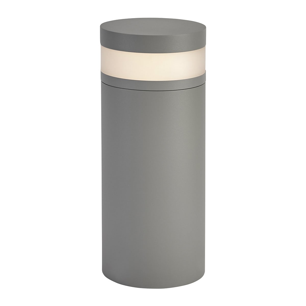 Norlys - STAVANGER gris aluminium 46W halogène max./E27 IP65 cl I verrerie givrée H500mm
