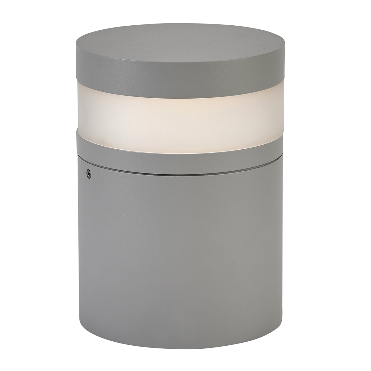 Norlys - STAVANGER gris aluminium 46W halogène max./E27 IP65 cl I verrerie givrée H280mm