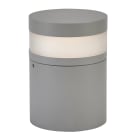 Norlys - STAVANGER gris aluminium 46W halogène max./E27 IP65 cl I verrerie givrée H280mm