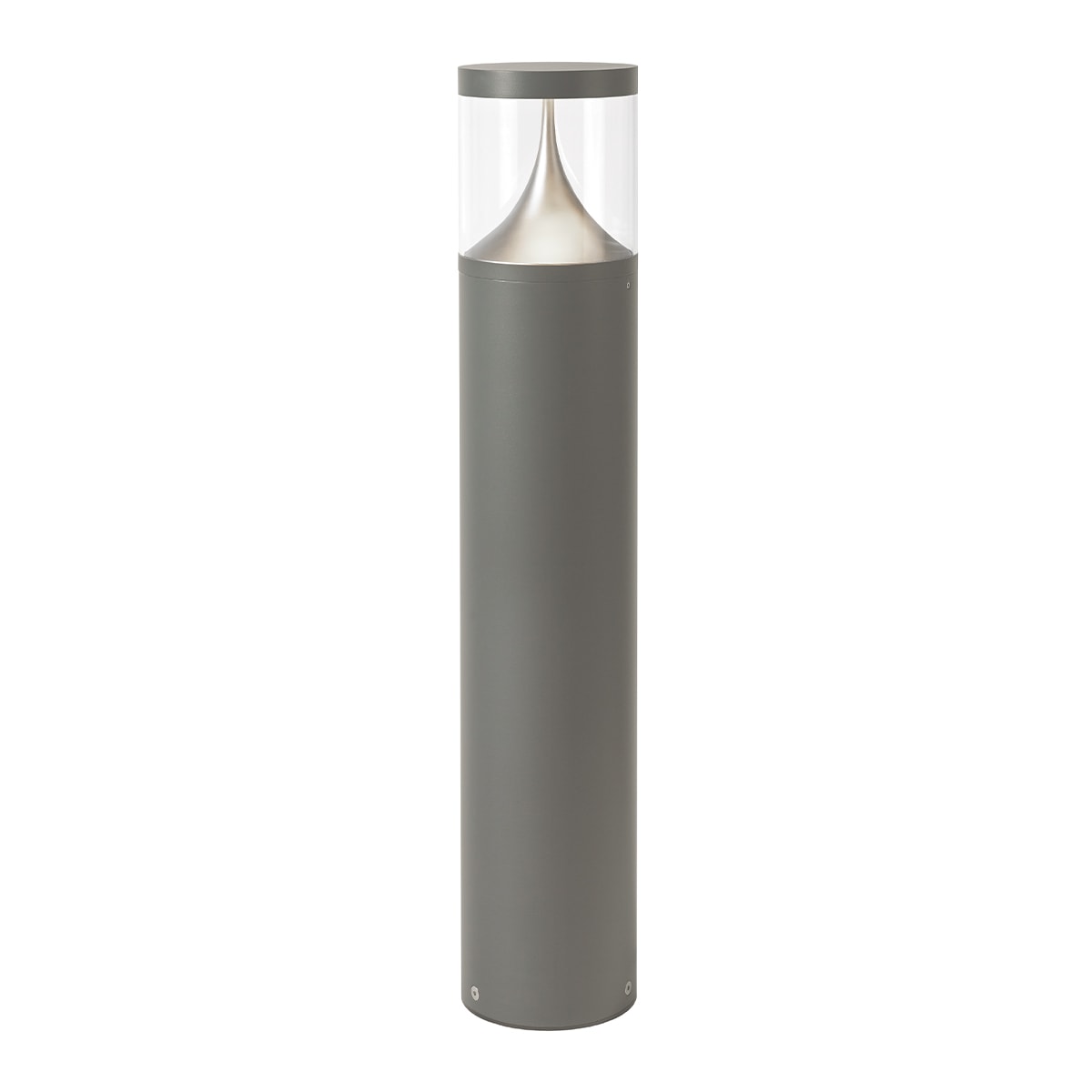 Norlys - EGERSUND BORNE gris alu 20,3W LED mod. flux 1681lm 3000K IP65 cl II IK08 H1080mm
