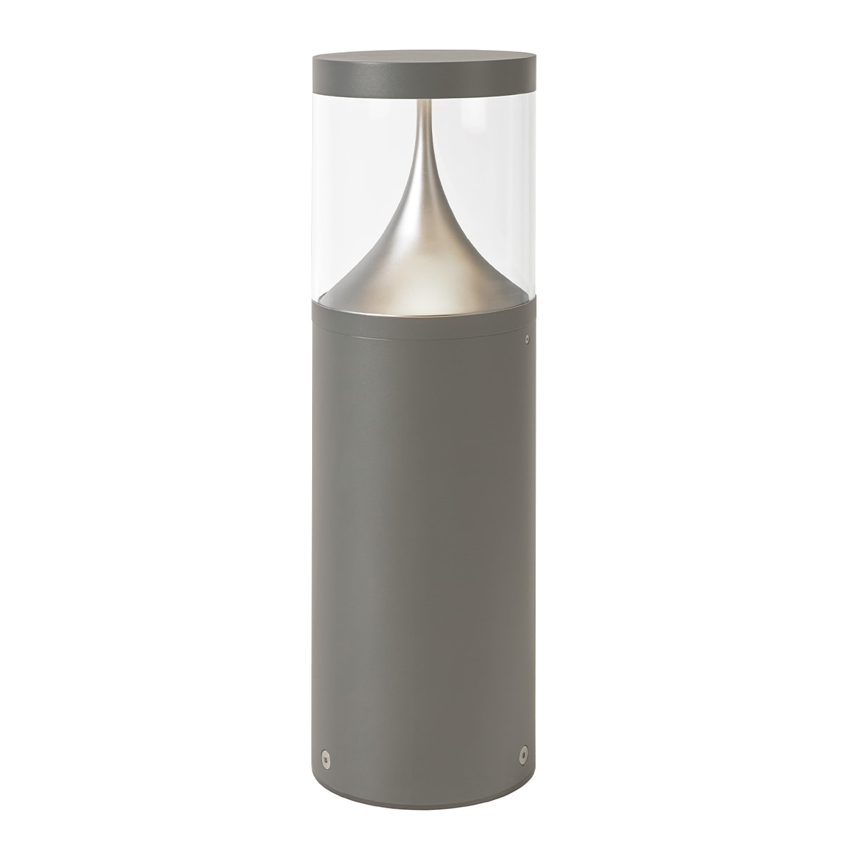 Norlys - EGERSUND BORNE gris alu 20,3W LED mod. flux 1681lm 3000K IP65 cl II IK08 H630mm