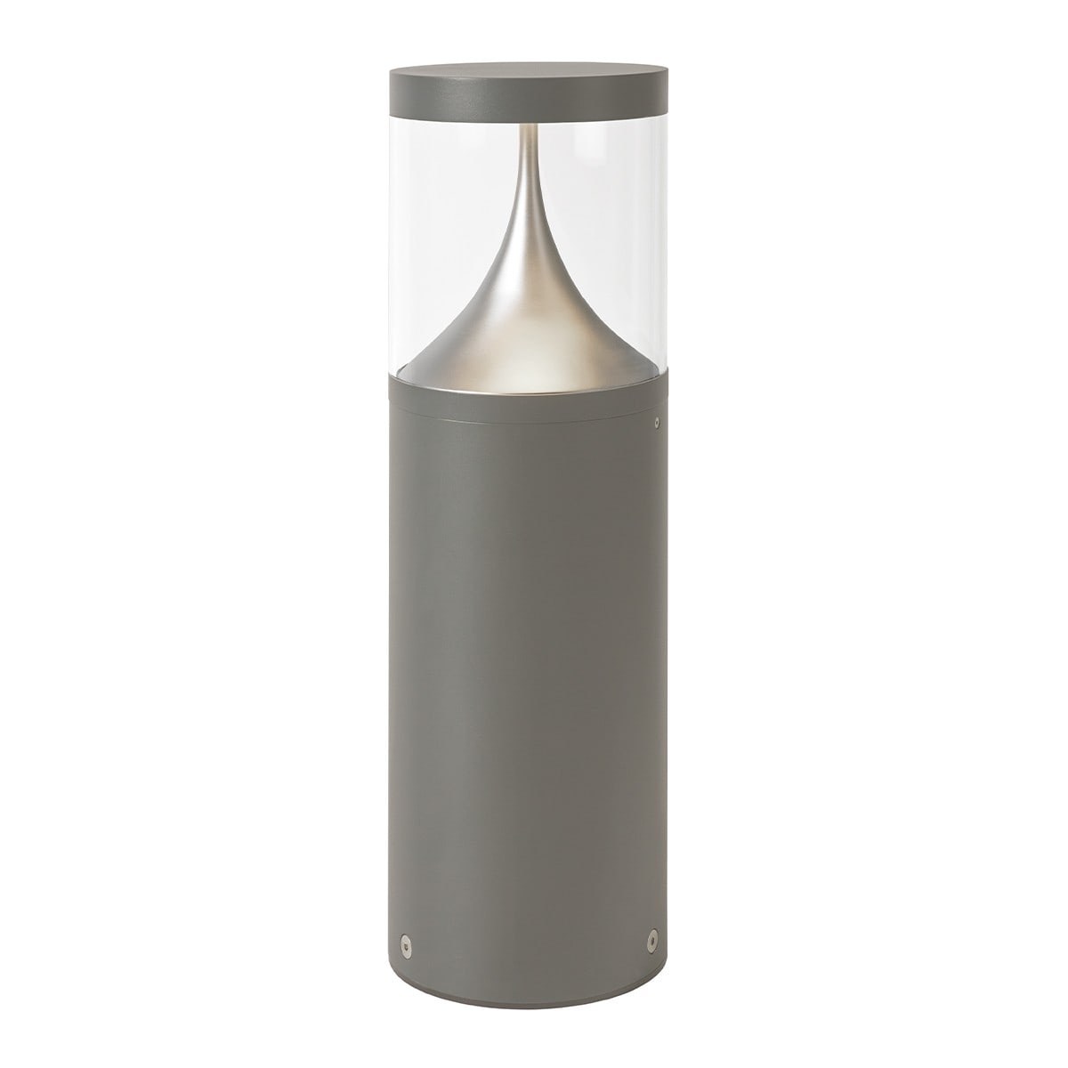 Norlys - EGERSUND BORNE gris alu 21,9W LED DALI2 flux 1681lm 3000K IP65 cl 2 IK08 H650mm