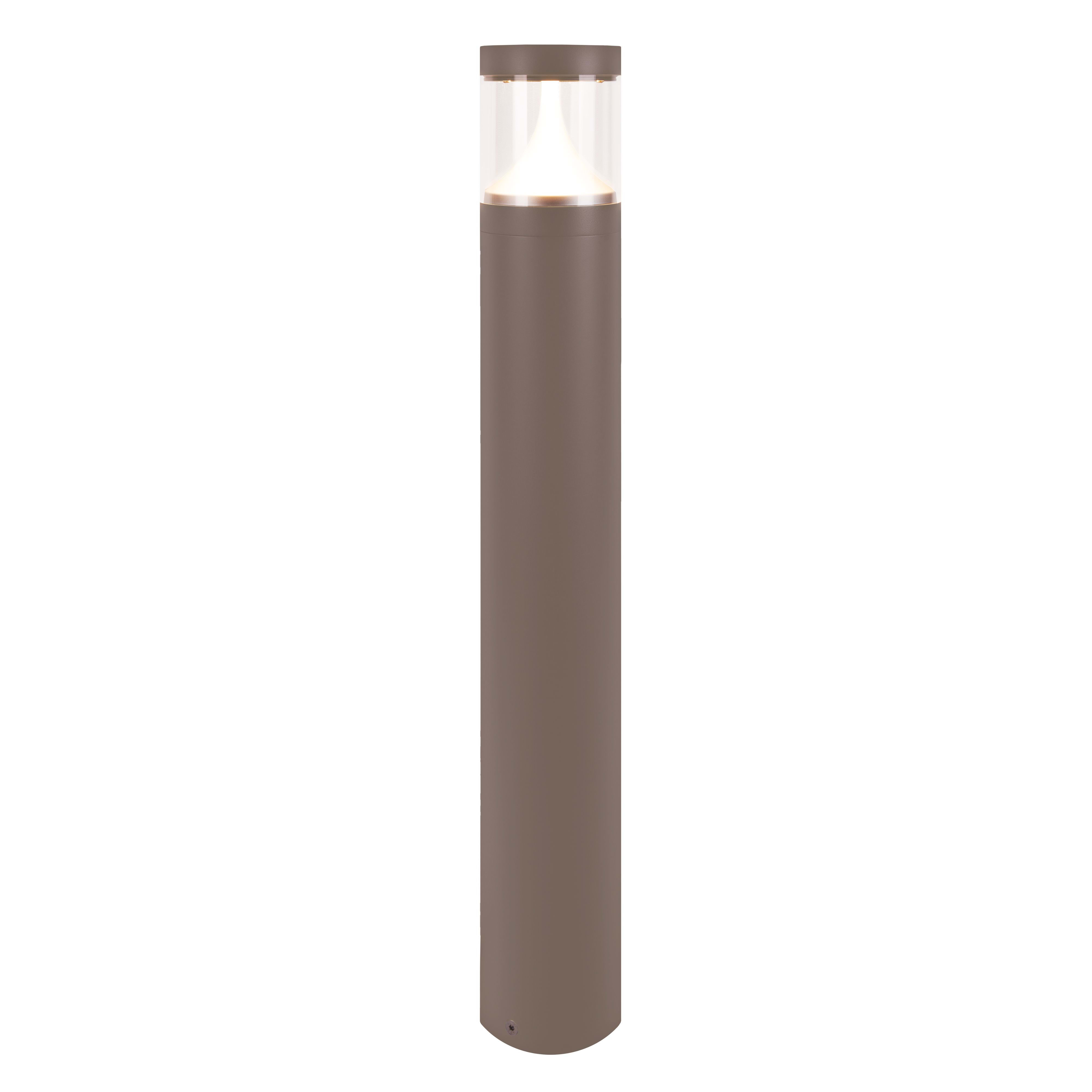 Norlys - EGERSUND MINI BORNE Taupe 9,1W LED dim. flux 864lm 3000K IP65 cl II H850mm