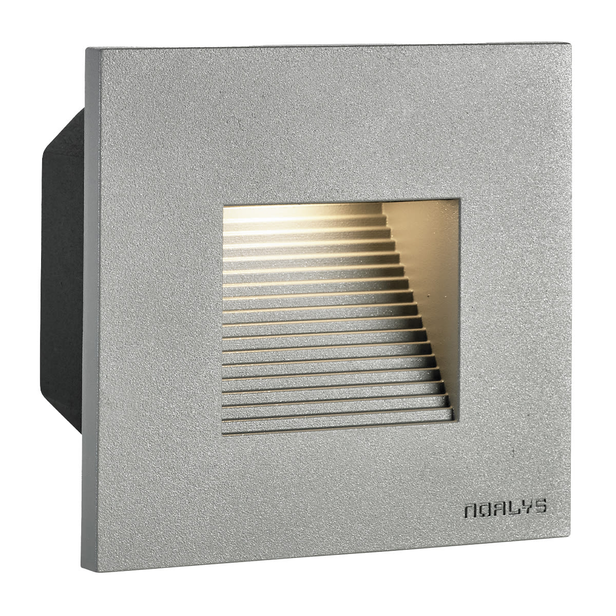 Norlys - NAMSOS MINI gris alu 4W LED dim. flux 47lm 3000K IP65 classe I verre trempé