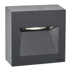 Norlys - NAMSOS MINI PLAT graphite 4W LED dim. flux 123lm 3000K IP65 cl I verre trempé