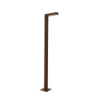 Norlys - ASKER MAT Corten 12W LED dim. flux 1128lm 3000K ULOR0% IP55 cl I sym. H2160mm