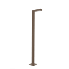 Norlys - ASKER MAT graphite 12W LED dim. flux 1128lm 3000K ULOR0% IP55 cl I sym. H2160mm