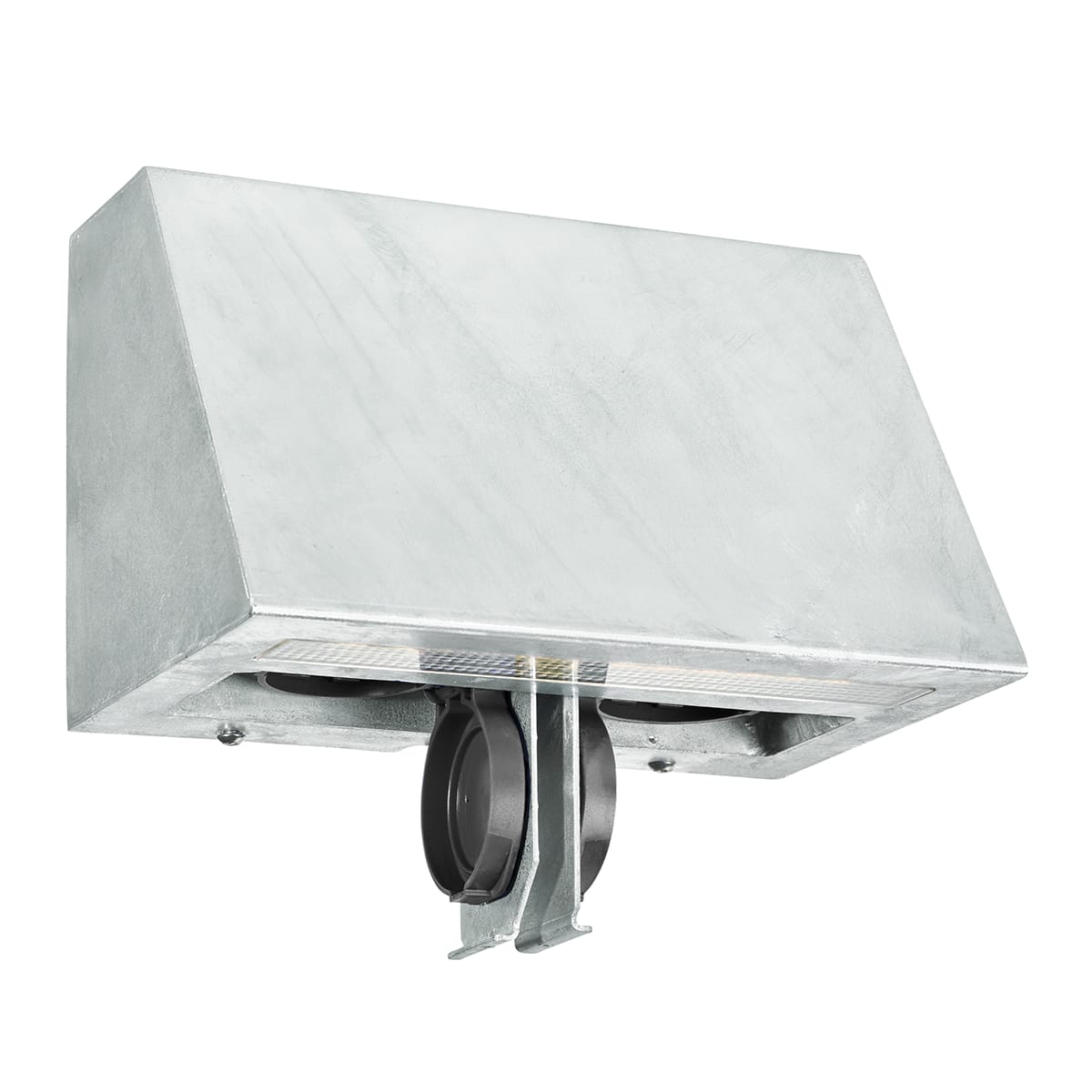 Norlys - SKI galva 5,1W LED dim. mod. 653lm 3000K IP44 classe I avec 2 prises electriques