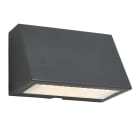 Norlys - SKI noir 5,2W LED dim. flux 346lm 3000K IP44 classe I verrerie polycarbonate