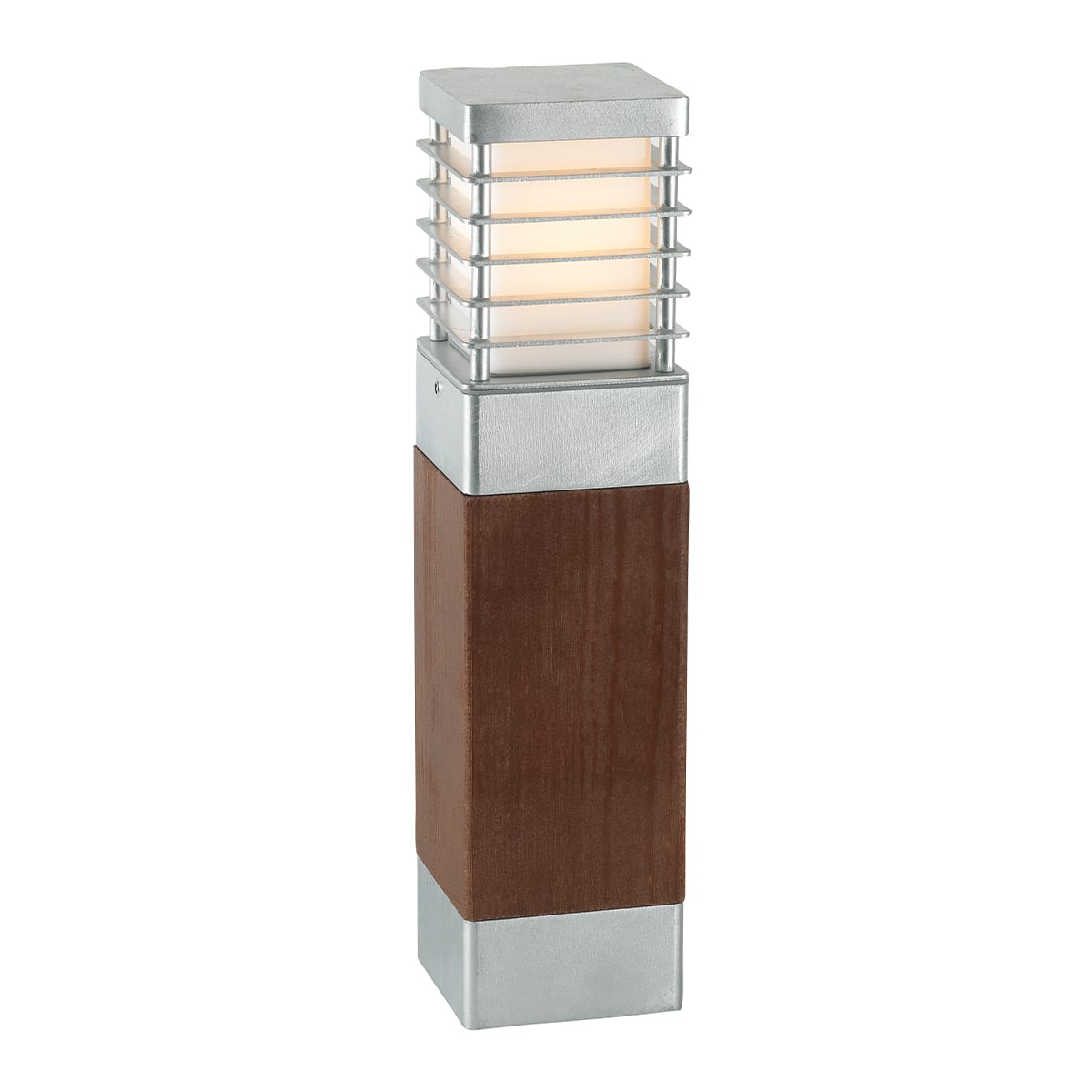 Norlys - HALMSTAD galvanisé bois peint 46W halogène max./E27 IP65 cl II ver. opale H490mm