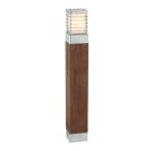 Norlys - HALMSTAD galvanisé bois peint 46W halogène max./E27 IP65 cl II ver. opale H850mm