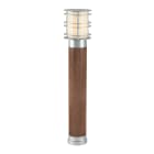 Norlys - STOCKHOLM galvanisé bois peint 46W halogène max./E27 IP65 cl II ver opale H850mm