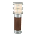 Norlys - STOCKHOLM galvanisé bois peint 46W halogène max./E27 IP65 cl II ver opale H490mm