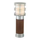 Norlys - STOCKHOLM galvanisé bois peint 46W halogène max./E27 IP65 cl II ver opale H490mm