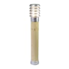 Norlys - ALTA galvanisé bois brut 46W halogène max./E27 IP65 cl II ver opale polyc H850mm
