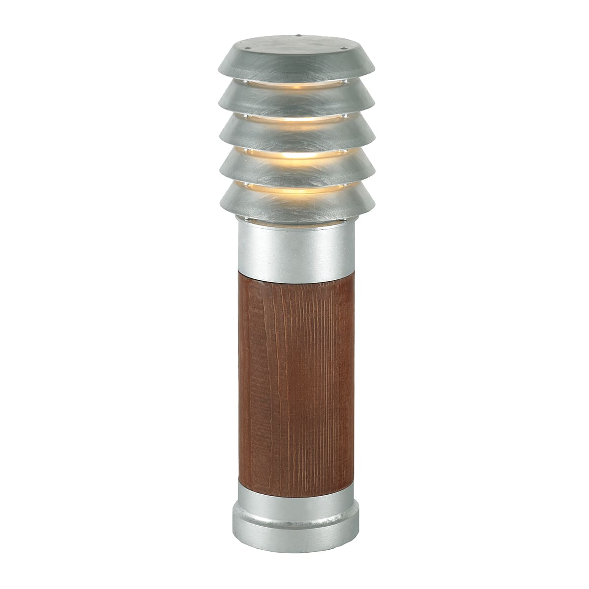 Norlys - ALTA galvanisé bois peint 46W halogène max./E27 IP65 cl II ver opale poly H490mm