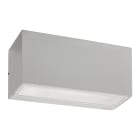 Norlys - ASKER gris alu 8,4W LED dim. flux 798lm 3000K IP65 cl I Up&Down IK08
