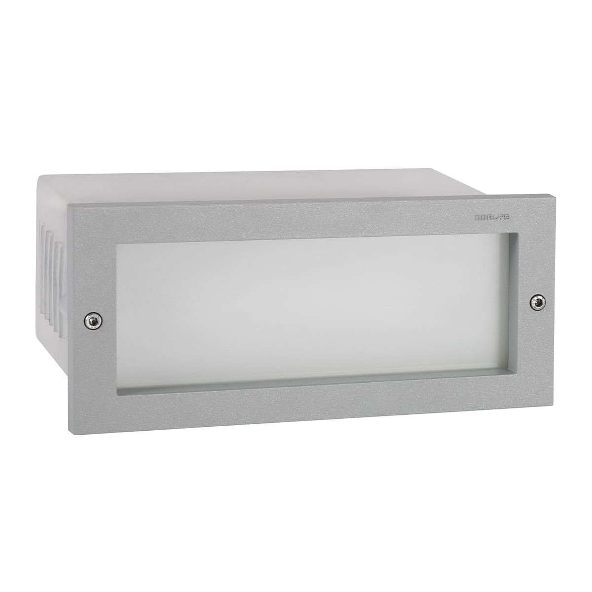 Norlys - GRIMSTAD gris alu sans grille 46W halogène max./E14 IP65 cl I verre trempé IK08