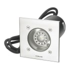 Norlys - RENA CARRE inox 316L 5,5W LED dim. 375lm 36° 3000K /GU10 IP68 cl I ver. claire
