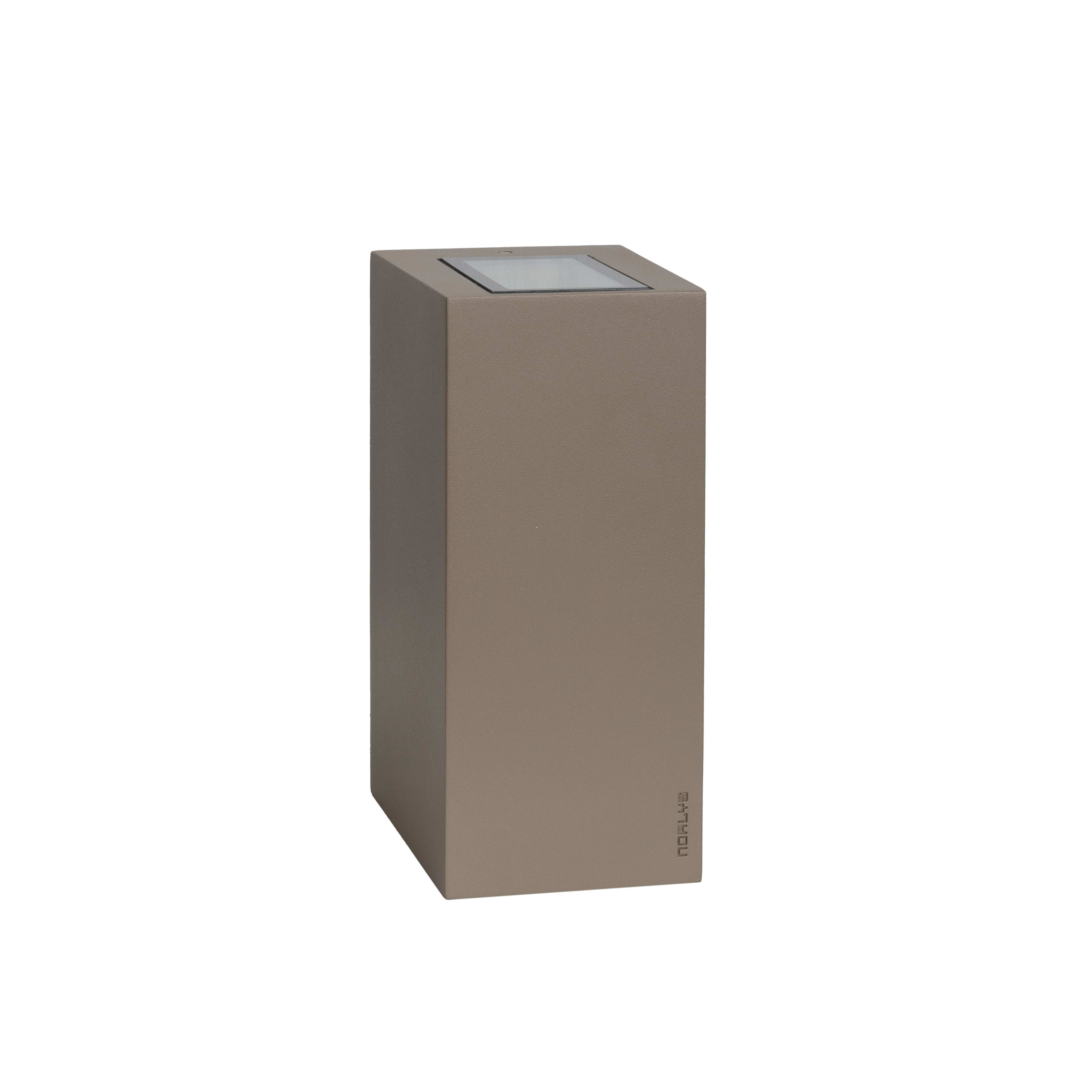 Norlys - LILLEHAMMER Taupe 7,3W LED dim. flux 126lm 3000K IP65 cl I Up&Down 4° 60°