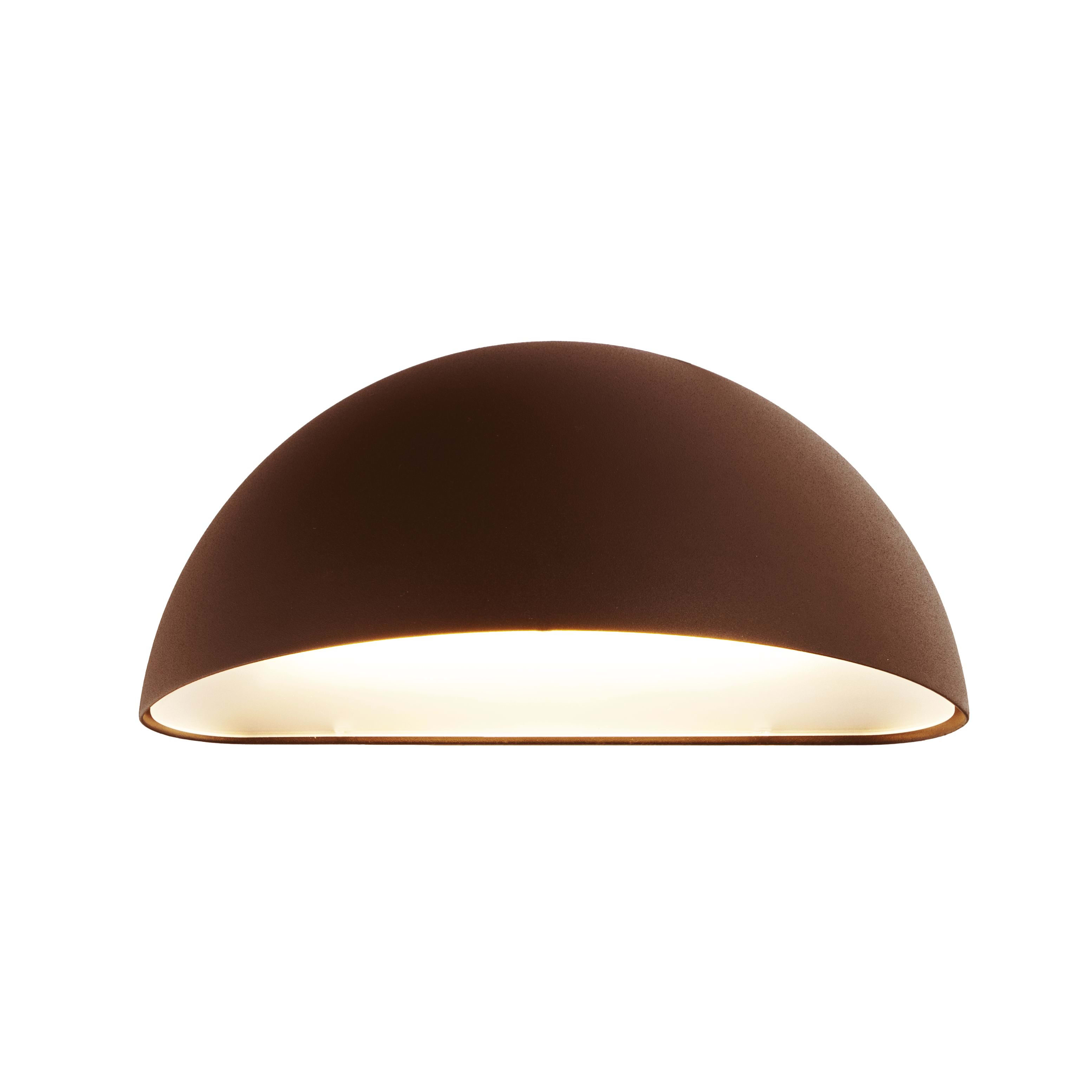 Norlys - PARIS Corten 46W halogène max./E27 IP43 classe I verrerie givrée L23cm