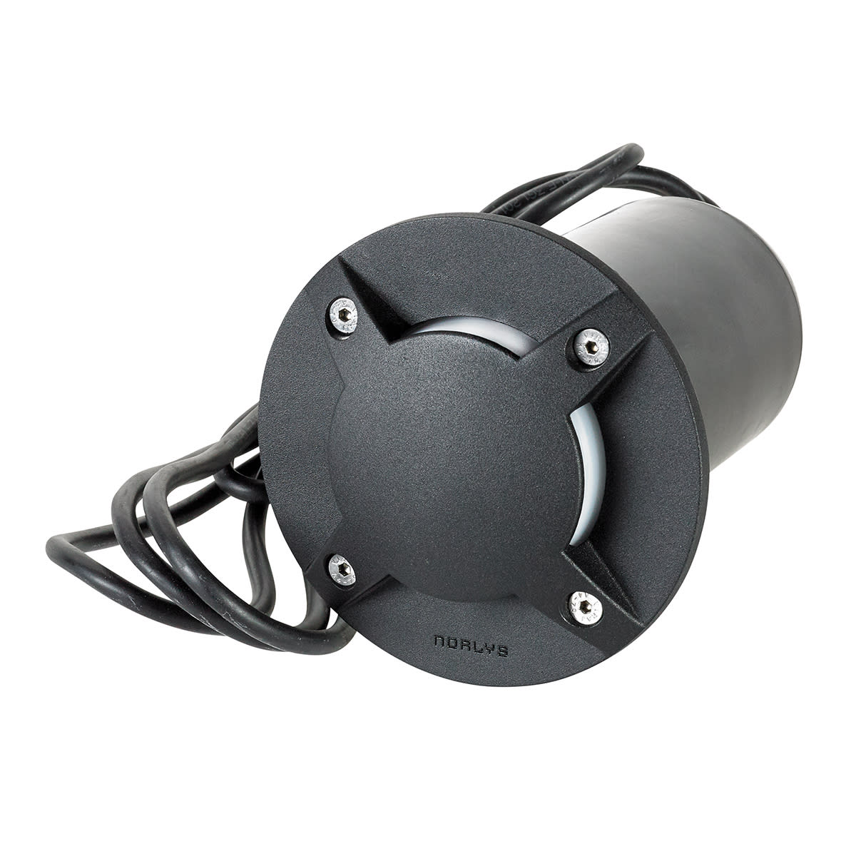 Norlys - RENA ROND noir 5,5W LED dim. 375lm 36° 3000K /GU10 IP68 cl I ver. opale polyc.