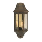 Norlys - GENOVA patine rouille 46W halogène max./E27 IP54 cl II ver. claire polyc. H410mm