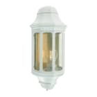 Norlys - GENOVA blanc 46W halogène max./E27 IP54 cl II ver. claire polyc. H410mm