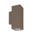Norlys - SANDVIK Taupe  2x25W halogène max./GU10 IP65 cl 1 verre trempé Up&Down