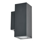 Norlys - SANDVIK graphite 2x25W halogène max./GU10 IP65 cl 1 verre trempé Up&Down