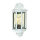 Norlys - GENOVA MINI blanc 46W halogène max./E27 IP54 cl II ver. claire polyc. H330mm