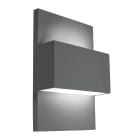 Norlys - GENEVE graphite 8,2W LED dim. flux 649lm 3000K IP54 cl I ver. givrée Up&Down