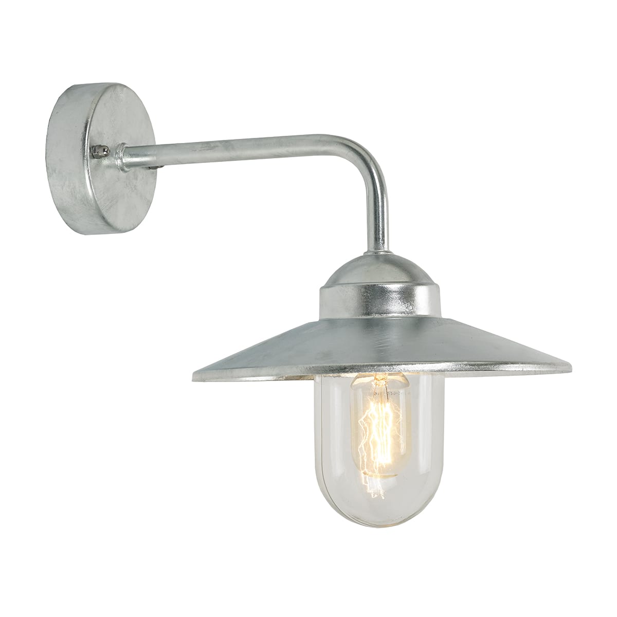 Norlys - VANSBRO galvanisé 57W halogène max./E27 IP55 cl II verrerie claire polyc.