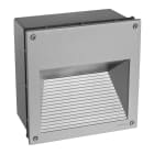 Norlys - NAMSOS gris aluminium 8,4W LED dim. flux 566lm 3000K IP65 classe I ver. givrée