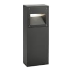 Norlys - NAMSOS BORNE graphite 8,6W LED dim. flux 566lm 3000K IP65 cl1 ver. givrée H650mm