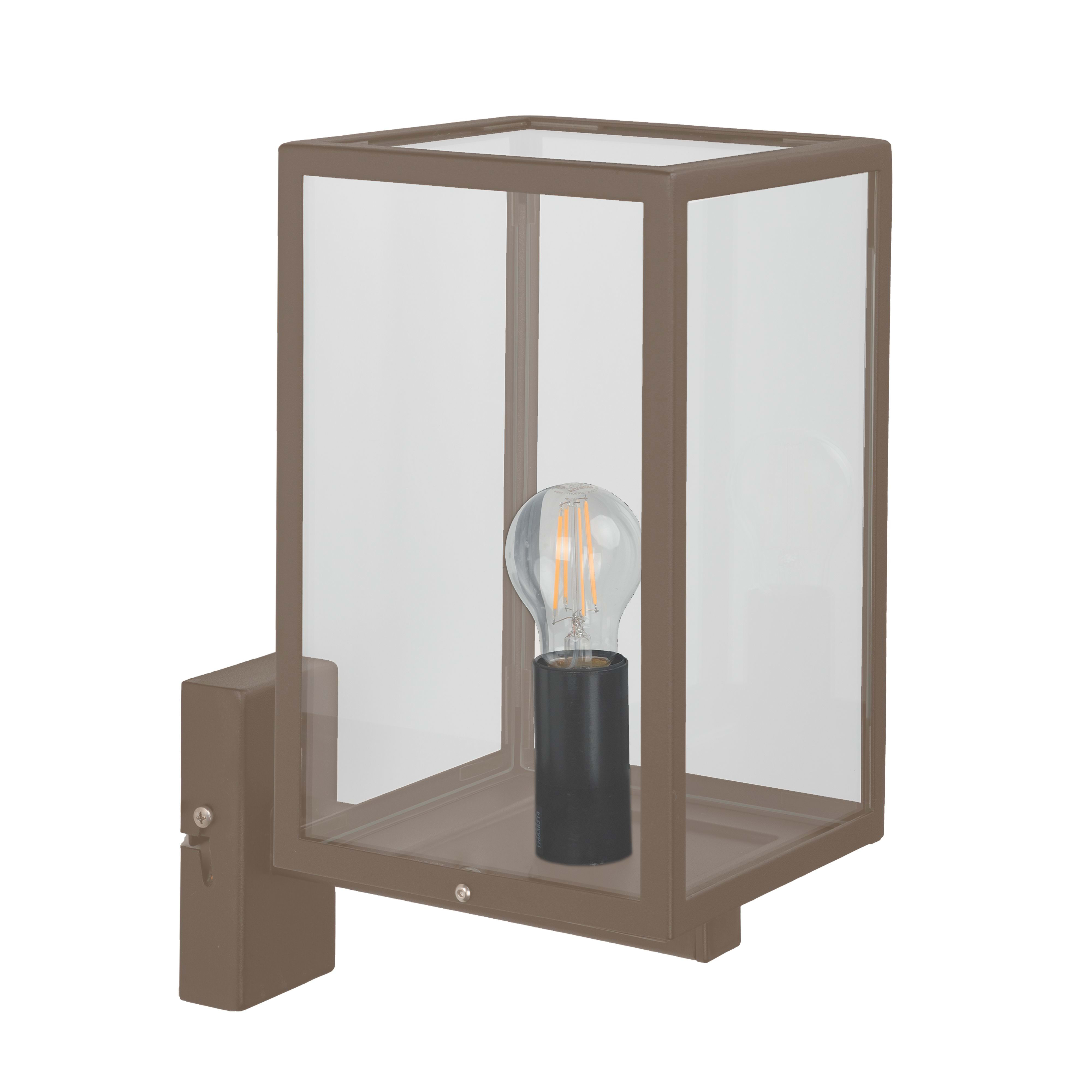 Norlys - LOFOTEN BRAS vers le haut Taupe 57W halo.max./E27 IP44 classe II verrerie claire