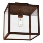 Norlys - LOFOTEN PLAFONNIER patine rouille 57W halogène max./E27 IP44 cl II ver. claire