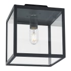 Norlys - LOFOTEN PLAFONNIER noir 57W halogène max./E27 IP44 classe II verrerie claire