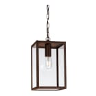 Norlys - LOFOTEN CHAINE patine rouille 57W halogène max./E27 IP44 cl II verrerie claire