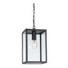 Norlys - LOFOTEN CHAINE noir 57W halogène max./E27 IP44 classe II verrerie claire