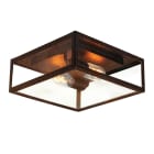 Norlys - LOFOTEN PLAFONNIER patine rouille 2x57W halogène max./E27 IP44 cl II ver. claire