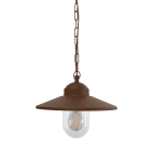 Norlys - KARLSTAD CHAINE Corten 57W halogène max./E27 IP55 cl II verrerie claire polyc.